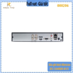 Đầu ghi hình HIKVISION iDS-7204HQHI-M1/E – 4 kênh AI thông minh – Hàng chính hãng, Full VAT