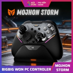 TAY CẦM MOJHON STORM – BIGBIG WON STORM 2.4G 2000Hz | TMR JOYSTICK | HALL TRIGGER | RGB | DOCK SẠC
