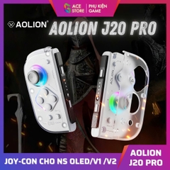 Tay Cầm Joy-Con Aolion J20 Pro Hall Effect Cho Nintendo Switch OLED | V1 | V2