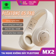 Tai Nghe Chụp Tai Gaming Plextone G5 Pro – Wireless Bluetooth 5.1, ANC