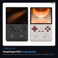 MANGMI AIR Y PRO – MÁY CHƠI GAME CẦM TAY ANDROID | SNAPDRAGON 865 | 4.2" CẢM ỨNG | HALL STICK