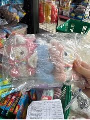 Móc khoá gấu bông chủ đề Kuromi MK 114