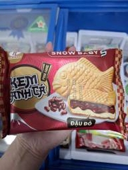 Bánh kem cá snow baby vị đậu đỏ