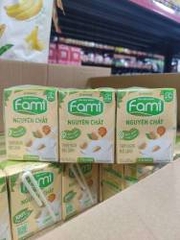 Sữa đậu nành Fami nguyên chất ít đường 200ml