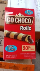 Bánh Quế Xốp Kem Socola Go Choco Rollz 250g