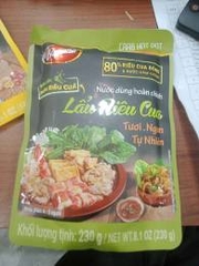 Nước Dùng Hoàn Chỉnh Barona Lẩu Riêu Cua 230g
