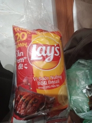 Lays Vị Sườn Nướng BBQ BRAZIL 38g