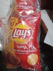 Lays Vị Thăn Bò Nướng Texas 38g