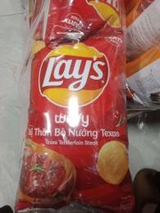 Lays Vị Thăn Bò Nướng Texas 90g