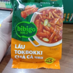 bibigo lẩu tokbokki chả cá 37pg