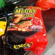 mì cay 7 cấp độ hương vị chua cay koreno jumpo