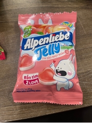 Kẹo Dẻo Alpenliebe Jelly Tim Đào Ngọt Ngào 24g