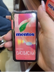 Kẹo Ngậm Không Đường Hương Đào Bạc Hà 17.5h