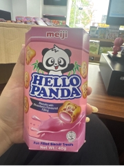 Bánh Hello Panda dâu 40g