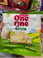 Bánh gạo one one vị ngọt dịu 219g