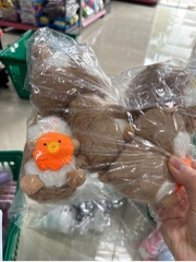 Móc khoá gấu bông chủ đề chuột ôm hoa quả MK 115