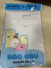 Giấy kiểm tra dòng kẻ ngang