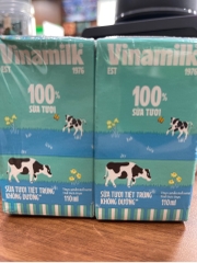 Sữa Tươi Tiệt Trùng Không Đường Vinamilk 110ml