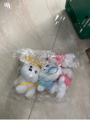 Móc khoá gấu bông hình cún MK36