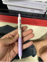 Bút gel bấm shine 113P tím