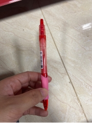 Bút gel bấm basic 109R đỏ