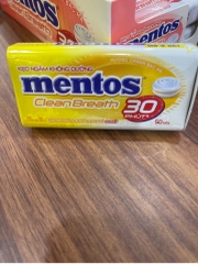 Kẹo Ngậm Mentos Không Đường Hương Chanh Bạc Hà