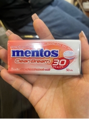 Kẹo Ngậm Mentos Không Đường Hương Đào Bạc Hà 35g