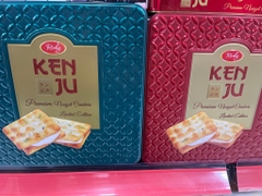 Bánh Quy Nougat Kenju Hộp Xanh, Đỏ
