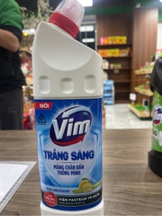 Gel Tẩy Rửa Bồn Cầu Vim Trắng Sáng  870ml
