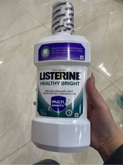 Nước súc miệng Listerine Healthy Bright Mouthwash 750ml