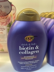 Dầu Gội Bồng Bềnh OGX Biotin & Collagen 385 ml