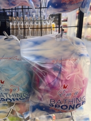 Bông Tắm Tròn Có Hạt Tạo Bọt