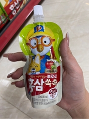 Nước hồng sâm pororo vị táo - mận 100ml/gói x 10 gói/hộp x 4 hộp/thùng