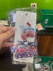 Set 5 Kẹp Kitty Xanh Đỏ