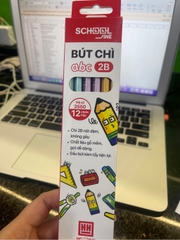 3550 - Bút chì gỗ ABC- 2B (có tẩy)