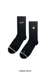 Tất Thể Thao, Bóng Rổ, Bóng Đá, Pickle Ball  - Prime Performance Socks - Common Pieces SS25 - Đen