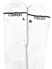 Tất Thể Thao, Bóng Rổ, Bóng Đá, Pickle Ball  - Prime Performance Socks - Common Pieces SS25 - Trắng