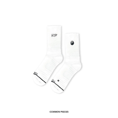 Tất Thể Thao, Bóng Rổ, Bóng Đá, Pickle Ball  - Prime Performance Socks - Common Pieces SS25 - Trắng