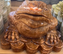 THIỀM THỪ ĐÁ SERPENTINE TỰ NHIÊN NGUYÊN KHỐI