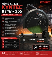 Máy Cắt Sắt Inox Bàn 355mm Kyntec KT18 - 355
