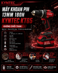 Thân Máy Khoan Pin 13mm 3 Chức Năng 180N Kyntec KT65
