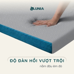Nệm Foam Cao Cấp Lunia Cozy Moon | Nệm Foam Nguyên Khối Thoáng Khí 2 Mặt