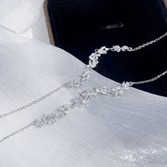 Wisteria Floral Bracelet | Vòng Tay Sterling Silver 925 Phủ Bạch Kim