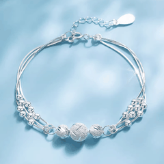 Harmony Beads Bracelet | Vòng Tay Sterling Silver 925 Phủ Bạch Kim