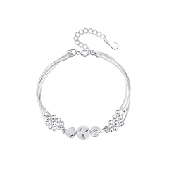 Harmony Beads Bracelet | Vòng Tay Sterling Silver 925 Phủ Bạch Kim