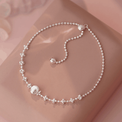 Classic Silver Bead Bracelet | Vòng Tay Sterling Silver 925 Phủ Bạch Kim