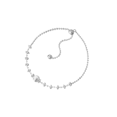 Classic Silver Bead Bracelet | Vòng Tay Sterling Silver 925 Phủ Bạch Kim