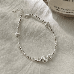 Pure Silver Orbit Bracelet | Vòng Tay Sterling Silver 925 Phủ Bạch Kim