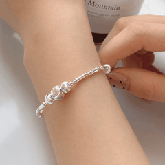 Pure Silver Orbit Bracelet | Vòng Tay Sterling Silver 925 Phủ Bạch Kim