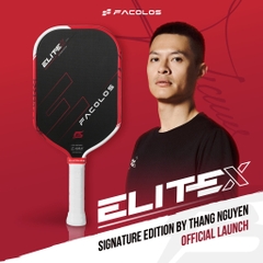 Vợt Pickleball Paddles, Pro Series EliteX Elongate 16MM, TN SIGN, nhãn hiệu Facolos